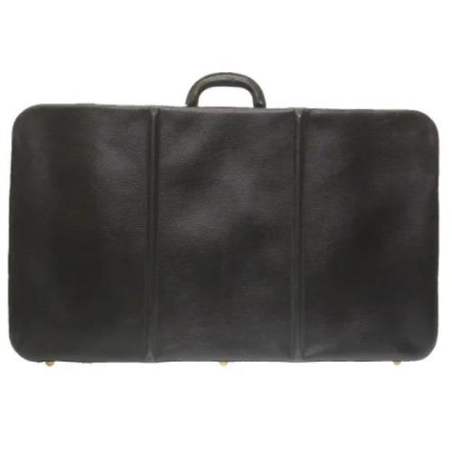 Hermès Vintage Begagnad svart Hermès-väska i läder Black, Dam