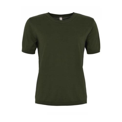 Skovhuus Mjuk T-shirt i olika färger Green, Dam