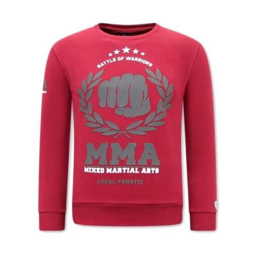Local Fanatic MMA Fighter Sweatshirt Herr Red, Herr