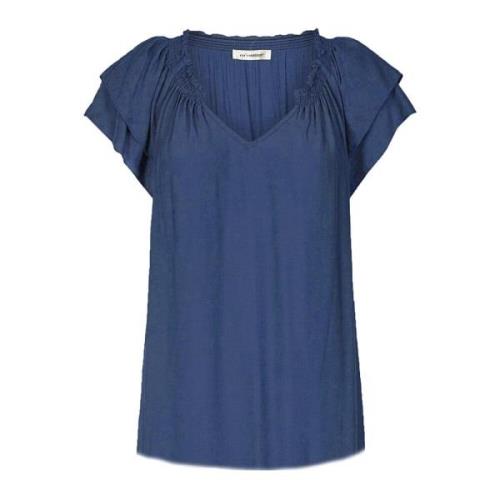 Co'Couture Stilfull och Bekväm T-Shirt Blue, Dam