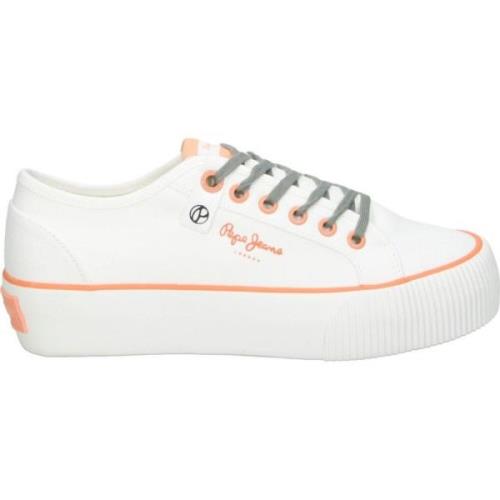 Pepe Jeans Sneakers White, Dam