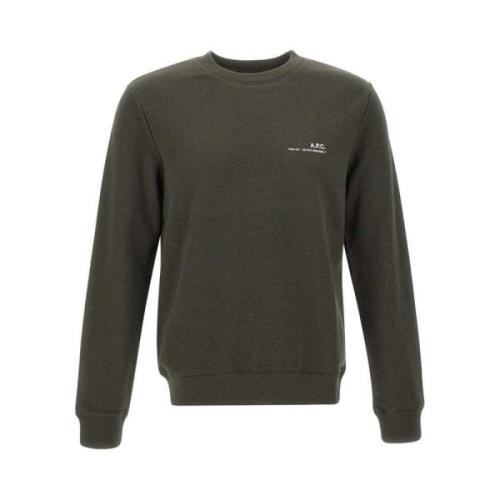 A.p.c. Sweatshirts Green, Herr