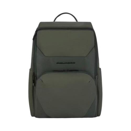 Piquadro Backpacks Green, Unisex
