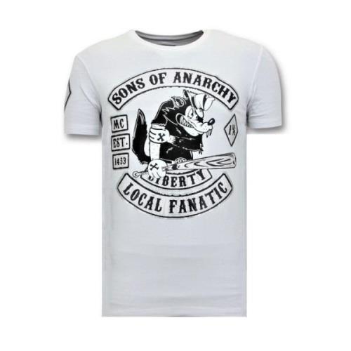 Local Fanatic Exklusiv Män T shirt tryck - Sons of Anarchy MC - 11-636...
