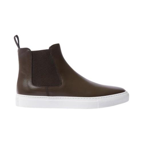 Scarosso Chelsea Platform Sneakers Brown, Herr