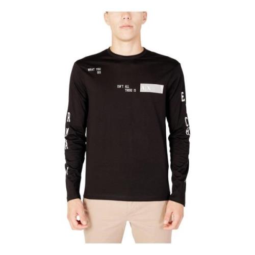 Armani Exchange Herr Svart T-shirt Black, Herr