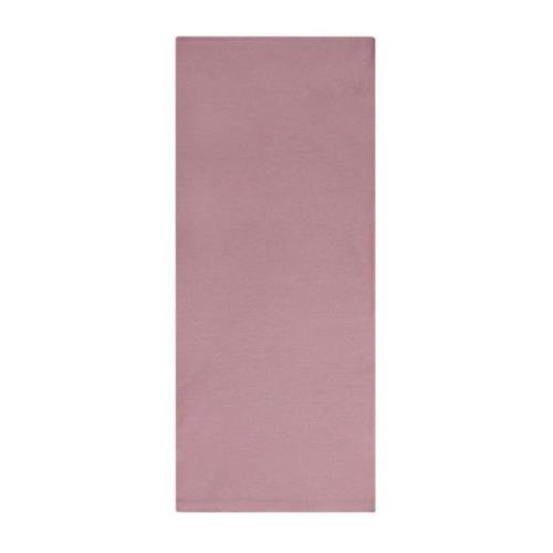 Jil Sander Rosa Cashmere Logo Patch Halsduk Pink, Dam