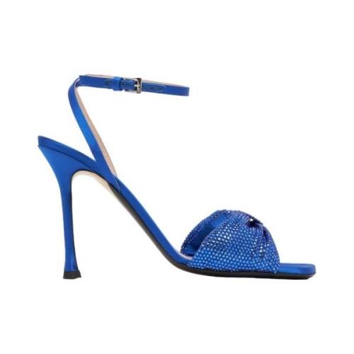 N21 High Heel Sandals Blue, Dam