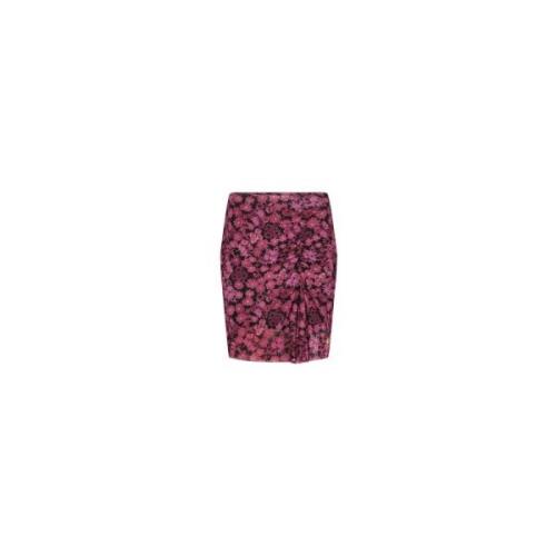 Fabienne Chapot Figursytt kjol med draperad detalj Pink, Dam