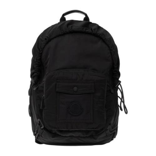 Moncler ‘Makaio’ ryggsäck med logotyp Black, Herr