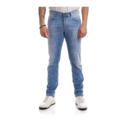 Dondup Stretch Denim Slim-fit Jeans Blue, Herr