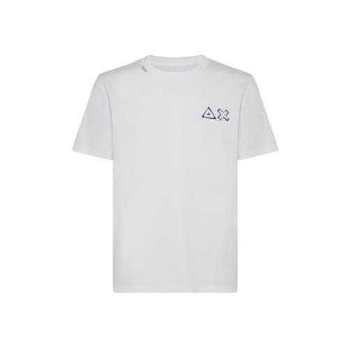 Sun68 Snygga T-shirts för vardagsbruk White, Herr