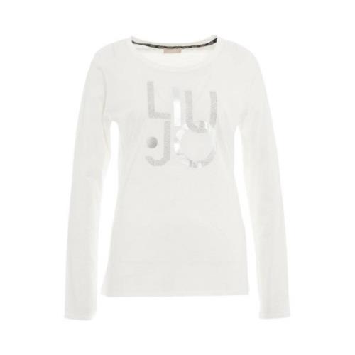 Liu Jo M/L T-Shirt - Stilren och Bekväm White, Dam