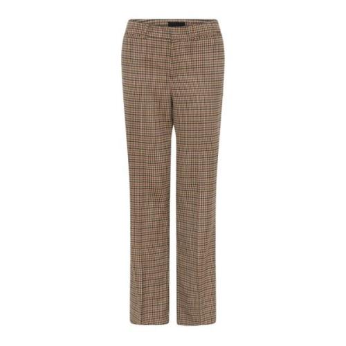 C.Ro Wide Trousers Brown, Dam