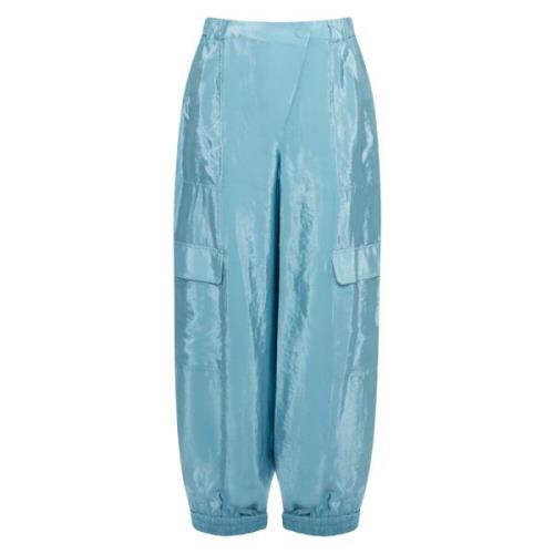 Simkhai Wide Trousers Blue, Dam