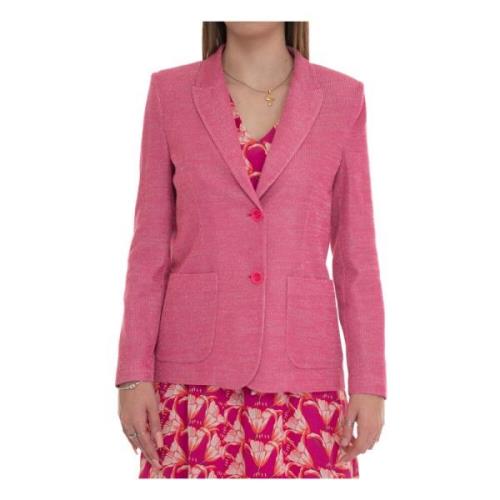 Seventy Jacket with 2 buttons Pink, Dam