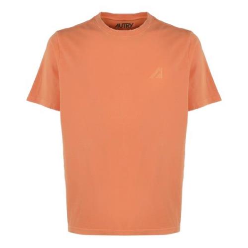 Autry Vintage bomull T-shirt Orange, Herr