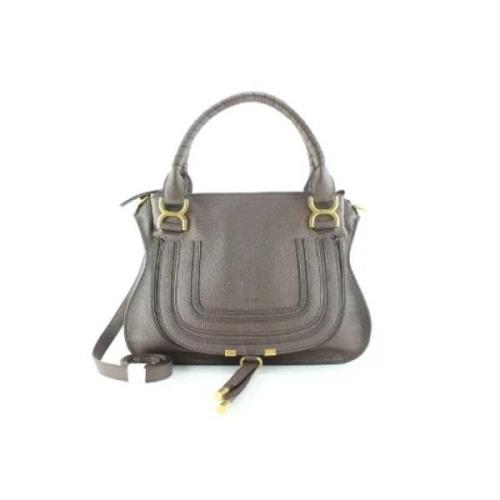 Chloé Pre-owned Pre-owned Tyg handvskor Gray, Dam