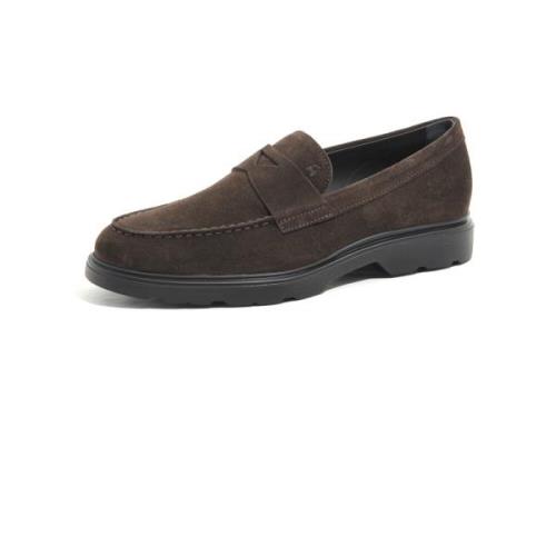 Hogan Stiliga H393 Moccasin Herrskor Brown, Herr