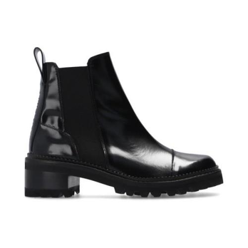 See by Chloé Heeled ankle boots Black, Dam