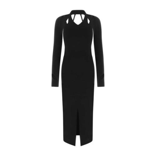 Dion Lee Svart ullklänning Black, Dam