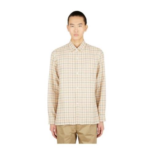 Another Aspect Shirts Beige, Herr