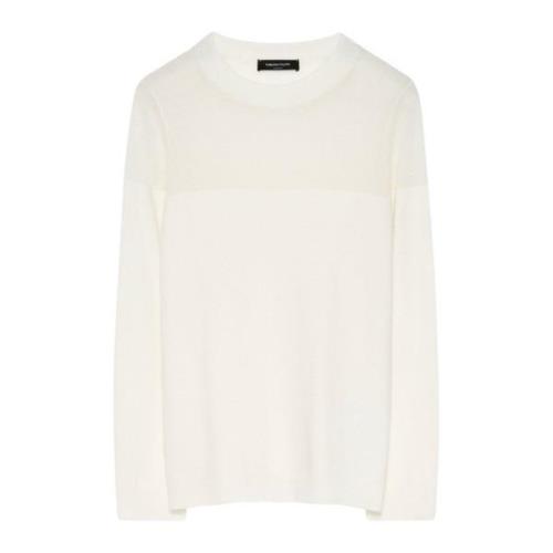 Fabiana Filippi Crewneck Sweater White, Dam
