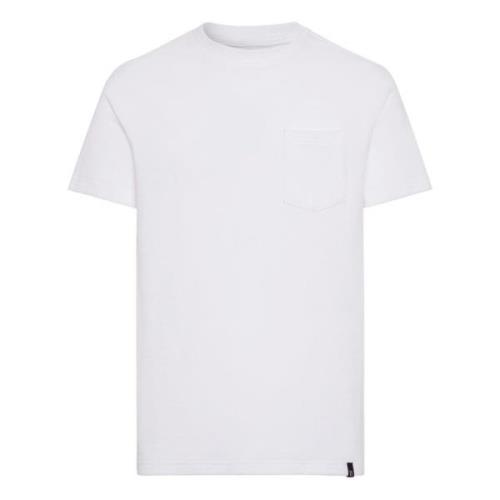 Boggi Milano Bomull/Nylon T-shirt White, Herr