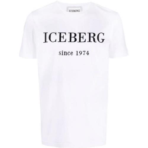 Iceberg Vit T-Shirt - XS White, Herr