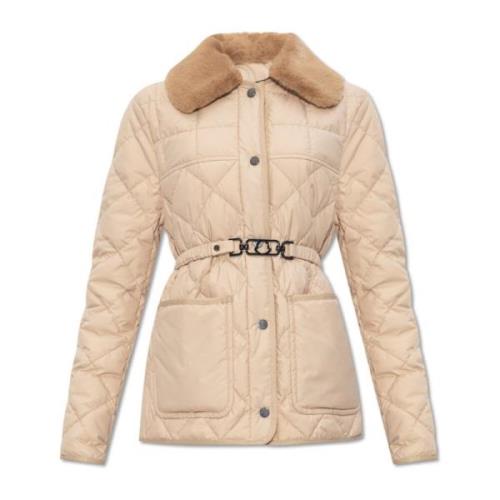 Moncler ‘Cygne’ jacka Beige, Dam