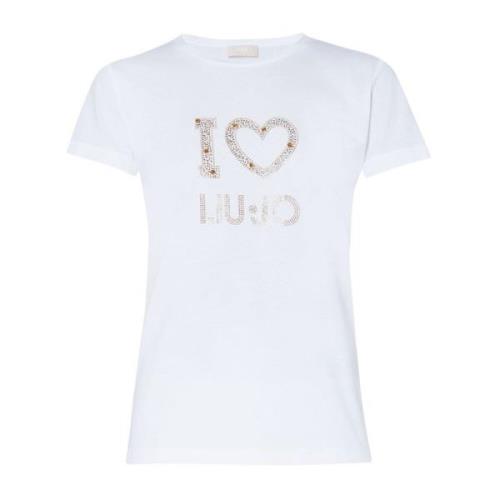 Liu Jo Kortärmad T-shirt White, Dam