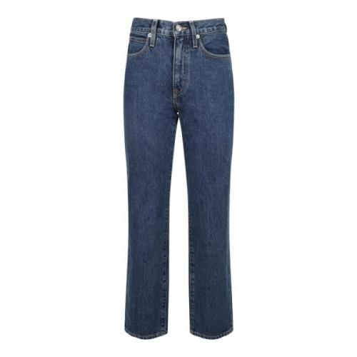 Slvrlake Straight Jeans Blue, Dam