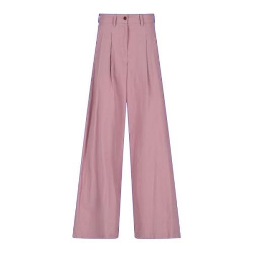Jejia Wide Trousers Pink, Dam
