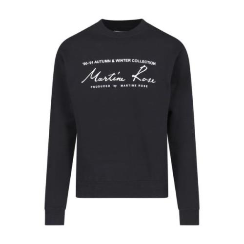 Martine Rose Sweatshirts Black, Herr
