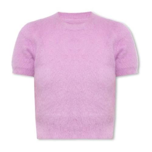 Maison Margiela Topp med korta ärmar Purple, Dam