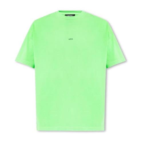 A.p.c. Kyle T-shirt Green, Herr