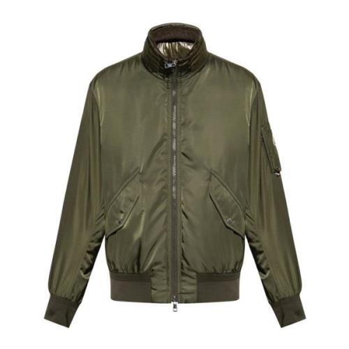 Moncler ‘Timur’ vändbar jacka med innerfodral Green, Herr