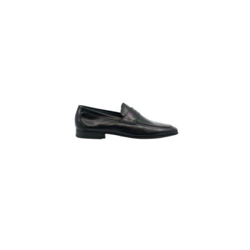 Berwick Läder Herrloafer - Art. 5105 Svart - Storlek 41 Black, Herr