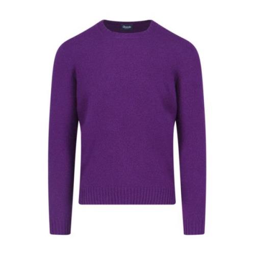 Drumohr Stiliga Sweaters Purple, Herr