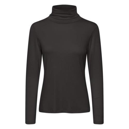 Part Two Turtleneck Tröja Black, Dam