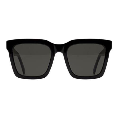 Retrosuperfuture Svarta fyrkantiga solglasögon Black, Unisex