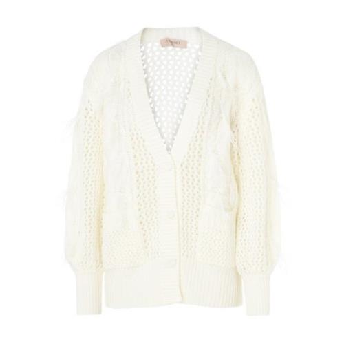 Twinset Cardigan Twinset snövit White, Dam