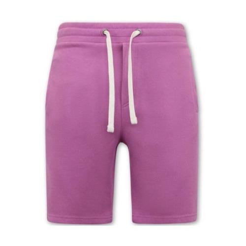 Local Fanatic Stiliga jogging shorts för män Pink, Herr