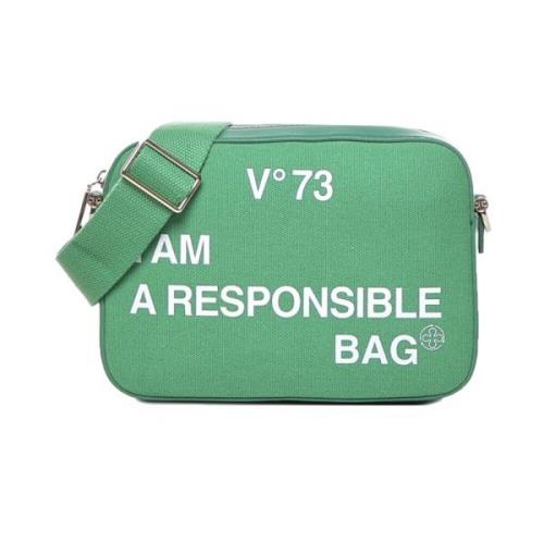 V73 Cross Body Bags Green, Dam