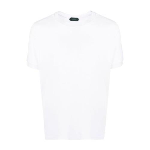 Zanone T-shirt White, Herr