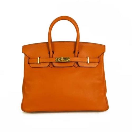 Hermès Vintage Pre-owned Läder handvskor Orange, Dam