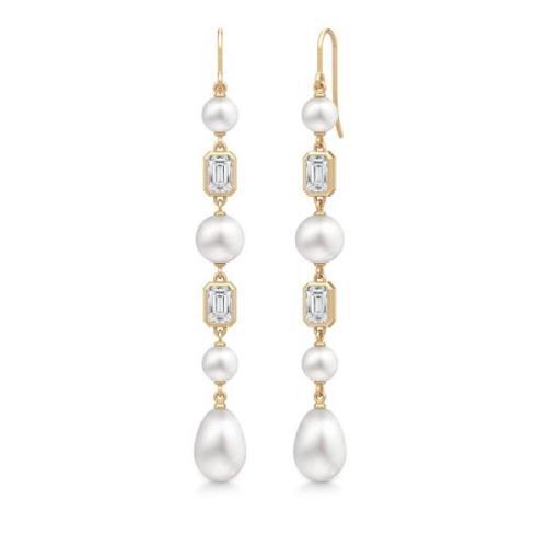 Julie Sandlau Earrings White, Dam
