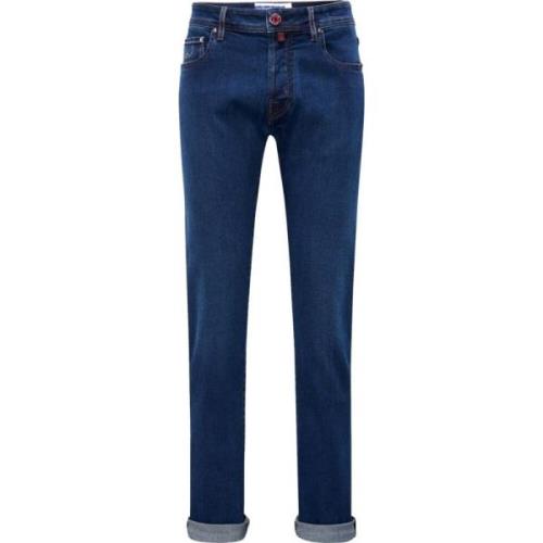 Jacob Cohën Premium Denim Jeans med Unik Design Blue, Herr