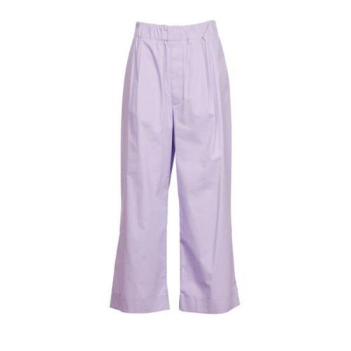 Jejia Wide Trousers Purple, Dam