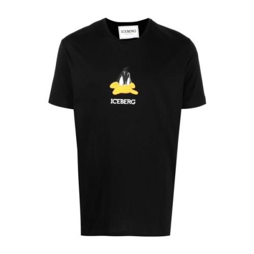Iceberg Iceberg T-shirts and Polos Black Black, Herr